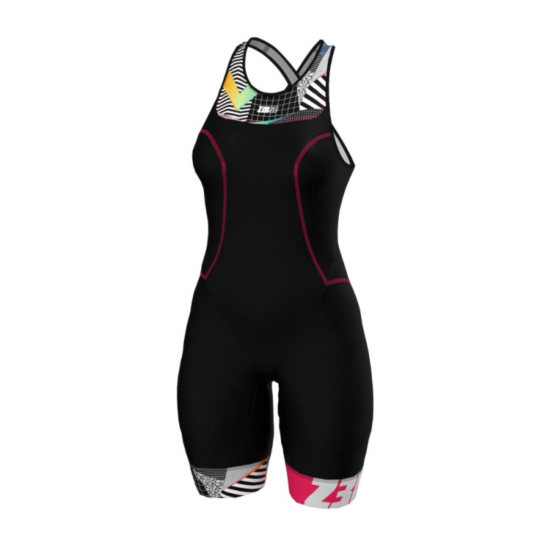 ZEROD TRISUIT START WOMAN SHAPESHIFTER - Trifonction Triathlon Femme sans manches | Planetecycle