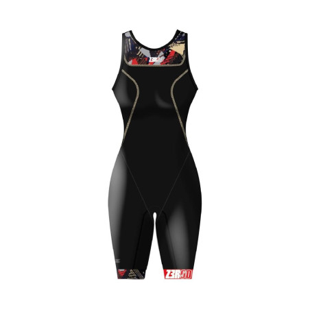 ZEROD TRISUIT START WOMAN PSYCHO CHAMPAGNE - Trifonction Triathlon Femme sans manches | Planetecycle