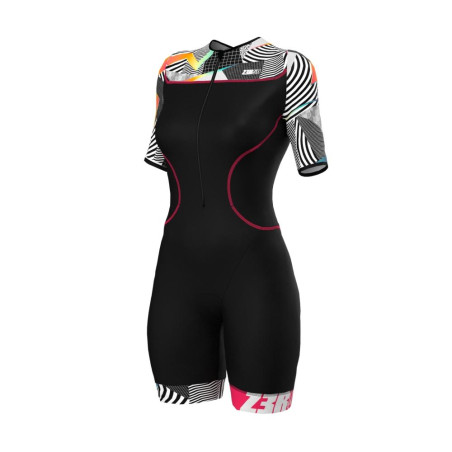 ZEROD TTSuit START Shapeshifter woman - Trifonction Triathlon femme manches courtes | Planetecycle