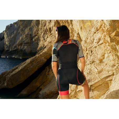 ZEROD TTSuit START Shapeshifter woman - Trifonction Triathlon femme manches courtes | Planetecycle
