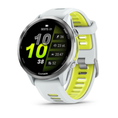 GARMIN Forerunner 970 Whitestone/Amp - Montre Running GPS - EN STOCK - OFFRE SOLDES | Planetecycle