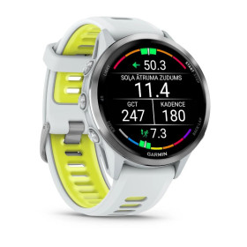 GARMIN Forerunner 970 Whitestone/Amp  - Montres Running GPS 