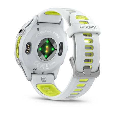 GARMIN Forerunner 970 Whitestone/Amp - Montres Running GPS  | Planetecycle