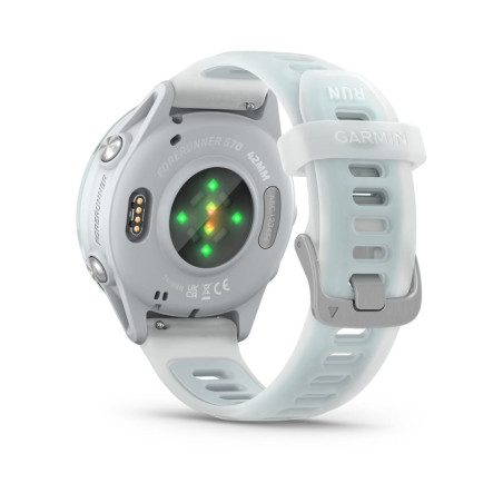 GARMIN Forerunner 570 Whitestone/Cloud Blue - Montre GPS Running | Planetecycle