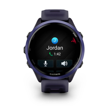 GARMIN Forerunner 570 47mm - Aluminium indigo avec bracelet violet translucide/Indigo - Montre GPS Running - EN STOCK | Planetecycle