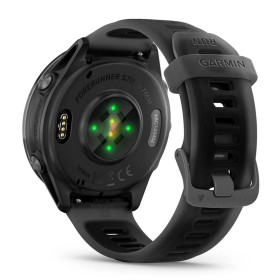 GARMIN Forerunner 570 47mm  -  Aluminium Slate avec bracelet noir translucide/noir Montre GPS Running
