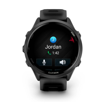 GARMIN Forerunner 570 47mm - Aluminium Slate avec bracelet noir translucide/noir Montre GPS Running | Planetecycle