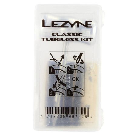 Classic Tubeless KIT LEZYNE - KIT réparation TUBELESS avec 5 mèches tubeless | Planetecycle