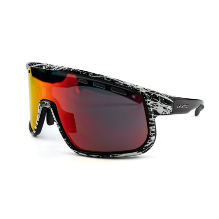 Lunettes CASCO SX-25 Splatter Black  | Planetecycle