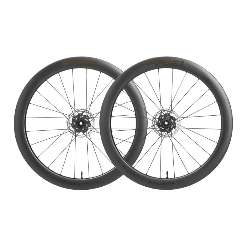 Paire Roues FFWD RYOT 55 Tubeless Ready - Freins à Disque - Moyeux DT Swiss 240 | Planetecycle
