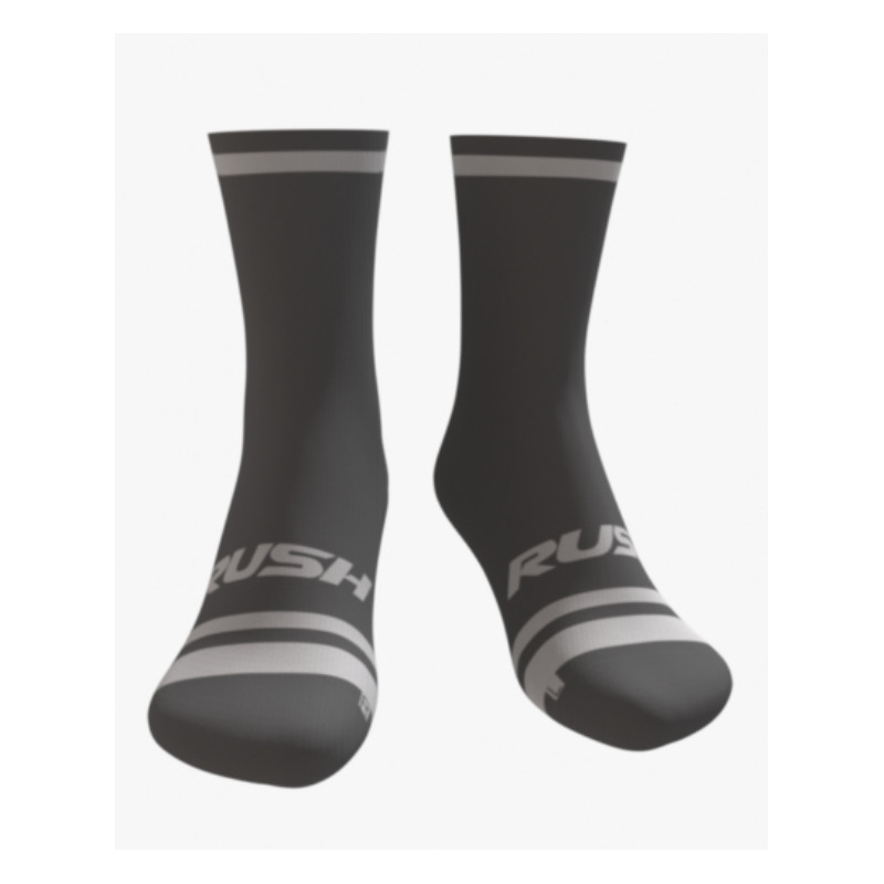 RUSH SOCKS TRI - METALIC-WHITE- Socquettes Cyclisme,Triathlon | Planetecycle