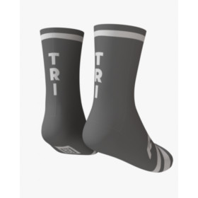 RUSH SOCKS TRI - METALIC-WHITE-  Socquettes Cyclisme,Triathlon