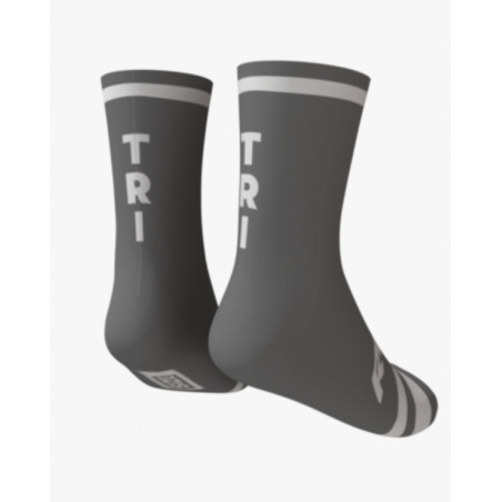 RUSH SOCKS TRI - METALIC-WHITE- Socquettes Cyclisme,Triathlon | Planetecycle