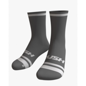 RUSH SOCKS TRI - METALIC-WHITE-  Socquettes Cyclisme,Triathlon