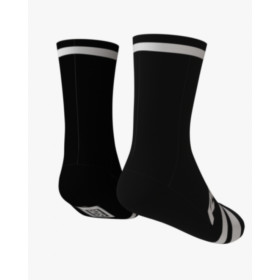RUSH SOCKS UNICOLOR BLACK-WHITE - Socquettes Cyclisme,Triathlon