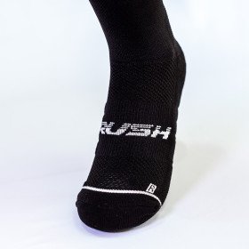RUSH Short SOCKS BLACK - WHITE - Socquettes Cyclisme, Triathlon
