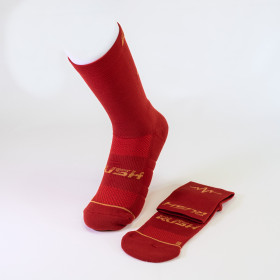 RUSH Med SOCKS RED WINE - Socquettes Cyclisme, Triathlon