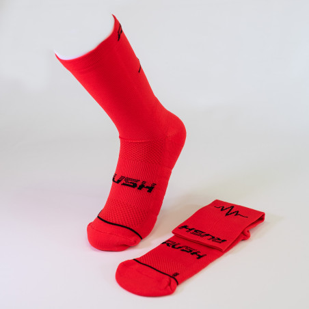 RUSH Med SOCKS RED - Socquettes Cyclisme, Triathlon | Planetecycle