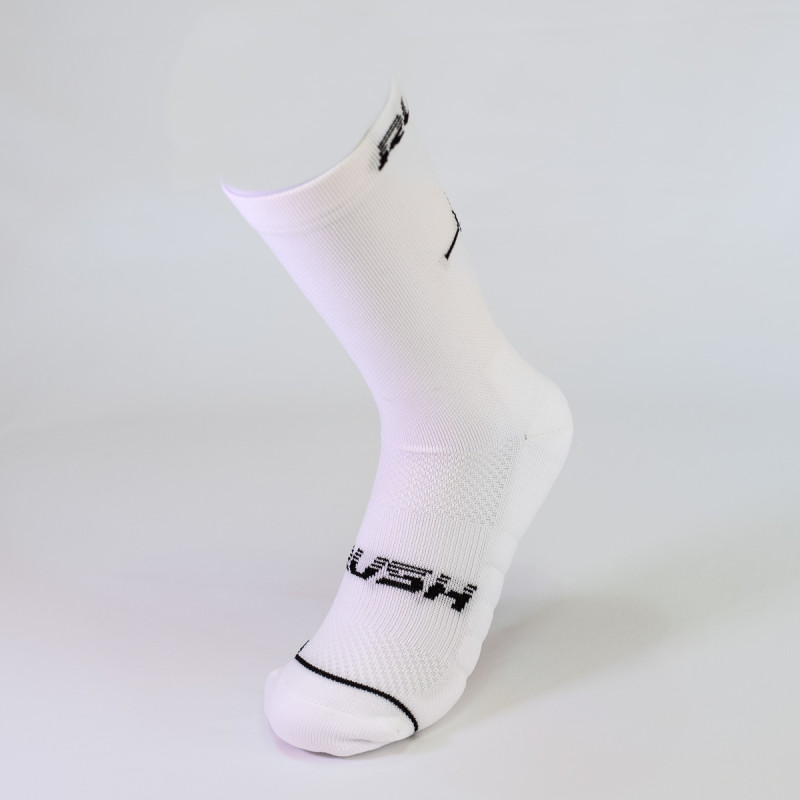 RUSH Med SOCKS WHITE - Socquettes Cyclisme, Triathlon | Planetecycle