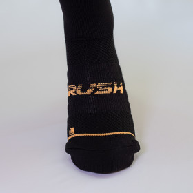 RUSH Med SOCKS BLACK - Socquettes Cyclisme, Triathlon