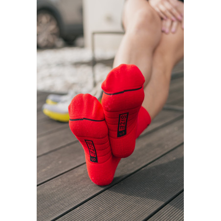 RUSH Med SOCKS RED - Socquettes Cyclisme, Triathlon | Planetecycle