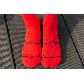 RUSH Med SOCKS RED - Socquettes Cyclisme, Triathlon