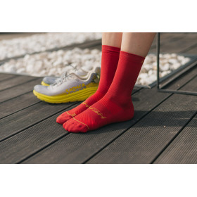 RUSH Med SOCKS RED WINE - Socquettes Cyclisme, Triathlon