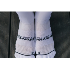 RUSH Med SOCKS WHITE - Socquettes Cyclisme, Triathlon