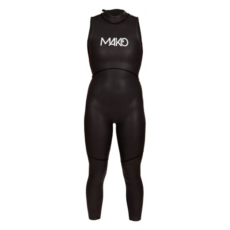 Mako NeoSwim Sleeveless Femme - Combinaison Triathlon Néoprène sans manches Femme | Planetecycle