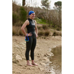 Mako NeoSwim Sleeveless Femme - Combinaison Triathlon Néoprène sans manches Femme