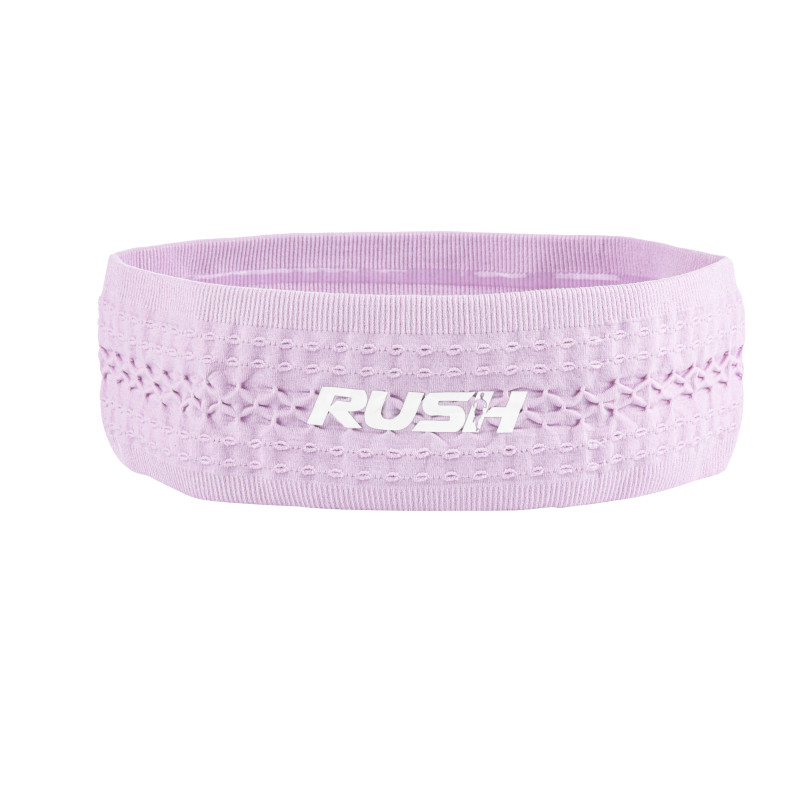 Headband Running RUSH - LIGHT PINK - Bandeau running léger, respirant, extensible et sans coutures | Planetecycle