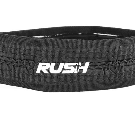 Headband Running RUSH - BLACK - Bandeau running léger, respirant, extensible et sans coutures | Planetecycle