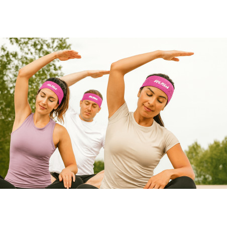 Headband Running RUSH - GRENADE - Bandeau running léger, respirant, extensible et sans coutures | Planetecycle