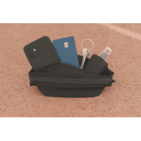 Ceinture RUSH Large Running Pocket - BLACK - Ceinture extensible porte gels, nutrition, telephone ...