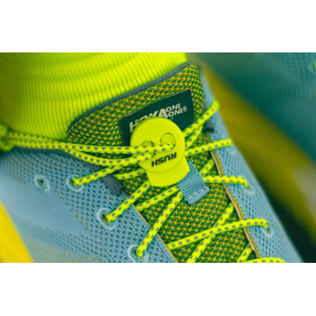 RUSH Lacets running FastLace reflective Neon Yellow | Planetecycle