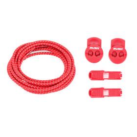 RUSH Lacets running FastLace striped Red - White