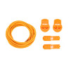 RUSH Lacets running FastLace striped Neon Orange - White