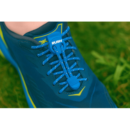 RUSH Lacets running FastLace reflective Royal Blue | Planetecycle