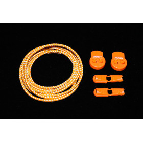 RUSH Lacets running FastLace reflective Neon Orange