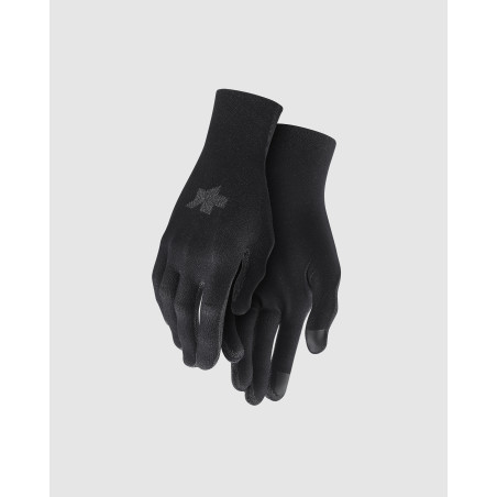 ASSOS SPRING FALL LINER GLOVES EVO - Black Series - Gants mi saison  | Planetecycle