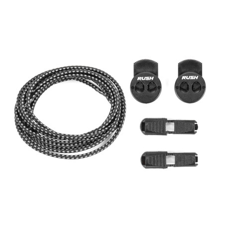 ULTEAM RACE Lacets running FastLace reflective Black | Planetecycle