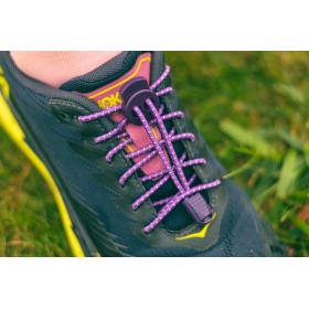 ULTEAM RACE Lacets running FastLace striped Purple - White