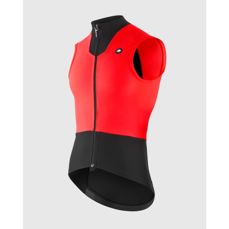 ASSOS EQUIPE R 2/3 Gilet S11 - Lolly Red - Veste Cycliste coupevent sans manches | Planetecycle