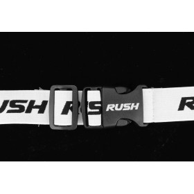 Ceinture porte dossard RUSH Basic Race belt Blanc avec 3 points