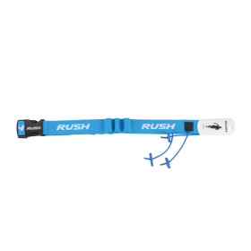 Ceinture porte dossard RUSH Basic Race belt  Blue avec 3 points