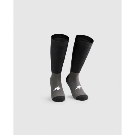 ASSOS TACTICA Winter Socks T5 - Black Series - Chaussettes Cycliste Hiver | Planetecycle