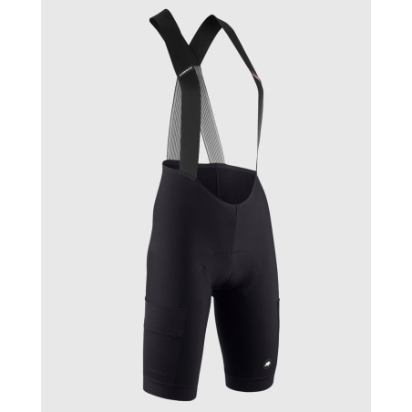 ASSOS TACTICA W 2/3 BibShortsT5 - Black Series - Cuissard cycliste Femme Demie Saison | Planetecycle