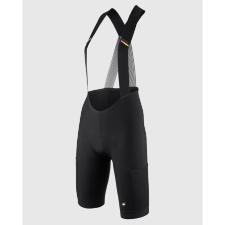 ASSOS TACTICA W 2/3 BibShortsT5 - Black Series - Cuissard cycliste Femme Demie Saison | Planetecycle