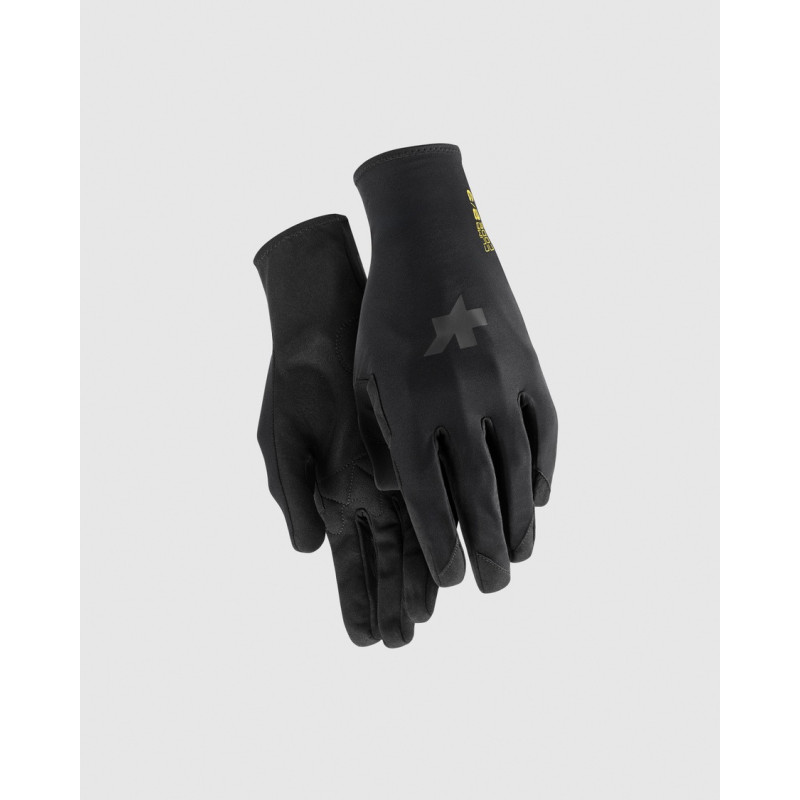 ASSOS Spring Fall Gloves P1 - Black Series - Gants mi saison | Planetecycle