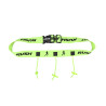 Ceinture porte dossard RUSH Basic Race belt Jaune avec 3 points